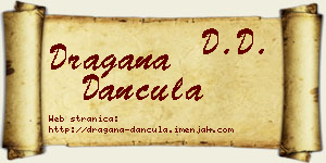 Dragana Dančula vizit kartica